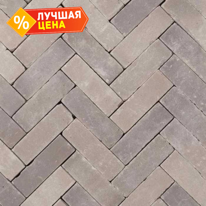 Клинкерная брусчатка Penter Lotis onbezand tumbled, 200x65x65 мм