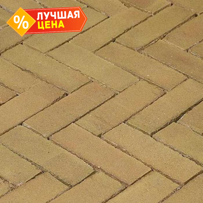 Клинкерная брусчатка Penter Brons wasserstrich, 200x65x85 мм