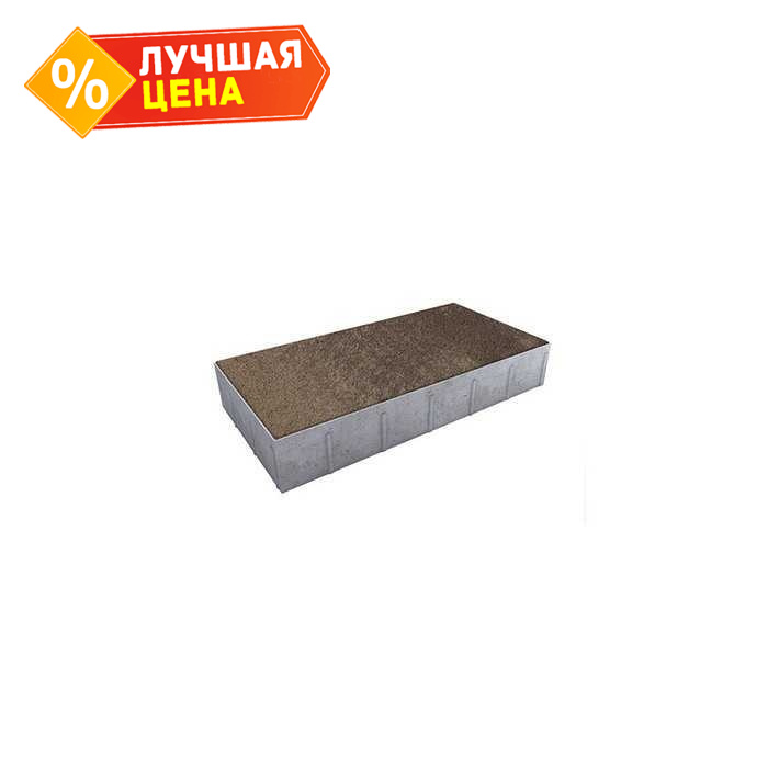 Плитка тротуарная Прямоугольник (Ла-Линия) В.5.П.10 Листопад гранит xаски 600x300x100 мм