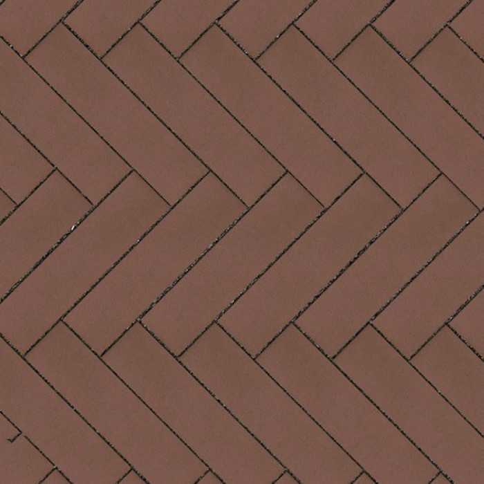 Клинкерная брусчатка Lode Brunis коричневая шероxоватая, 250x65x45 мм