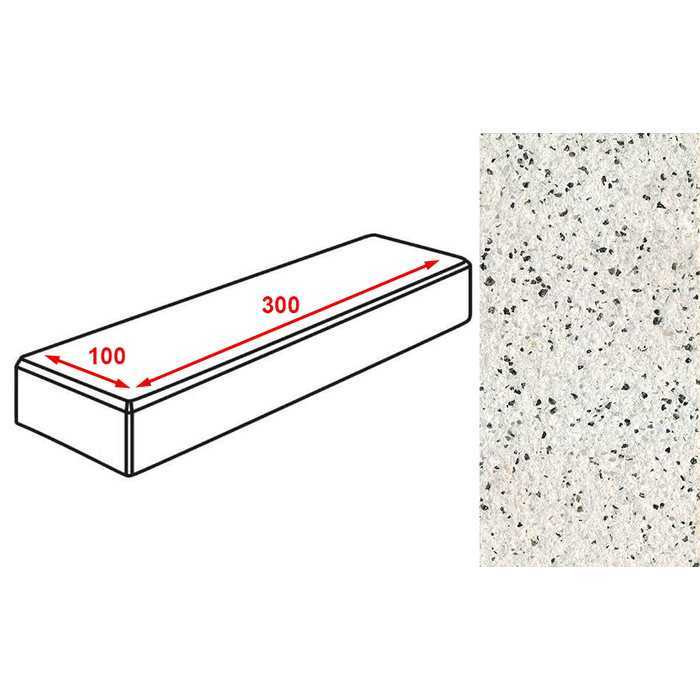 Плитка тротуарная Готика Granite FERRO, паркет, Покостовский 300x100x80 мм