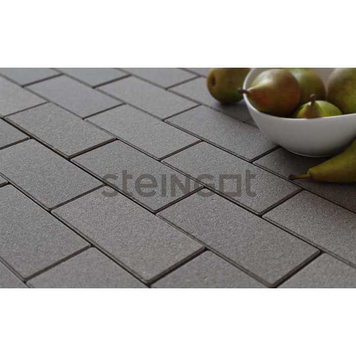 Плитка тротуарная Steingot Моно, Прямоугольник, серый, 200x100x100 мм